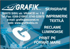 GRAFIK S.R.L. - Publicitate, serigrafie