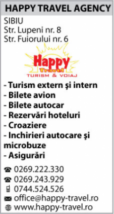  HAPPY TRAVEL AGENCY S.R.L. - Agentie de turism