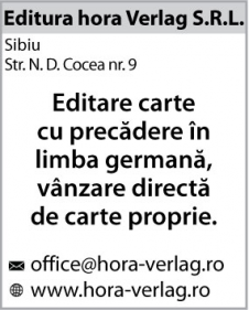 HORA S.R.L. - Editura Hora Verlag