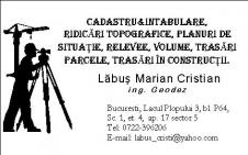 CADASTRU&INTABULARE, MASURATORI DE ORICE TIP, TRASARI