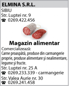 ELMINA S.R.L. - Magazin alimentar